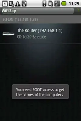 Wifi Spy android App screenshot 2