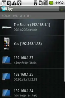 Wifi Spy android App screenshot 4